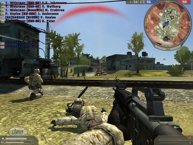 Battlefield 2 modern combat guns